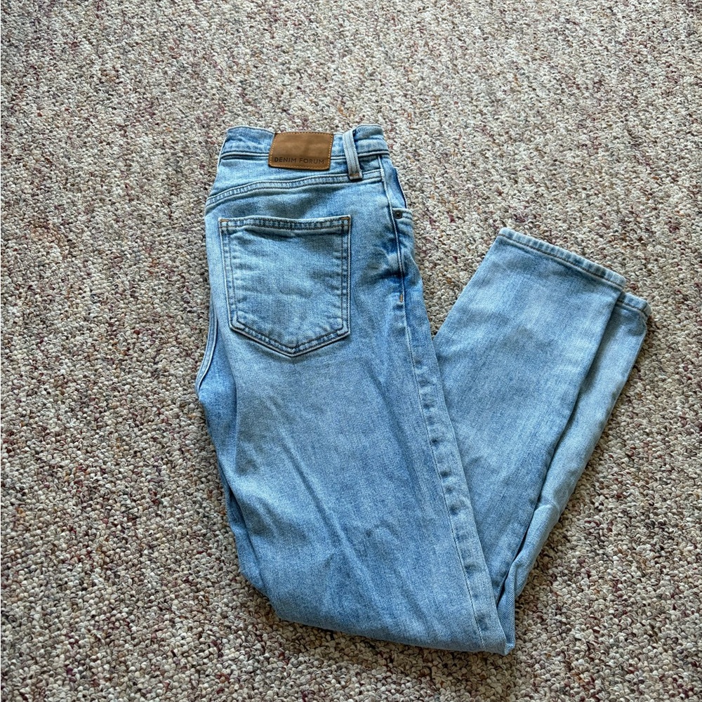 Denim Forum Yoko High Rise Slim Jeans